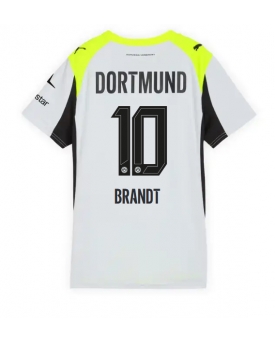 Billige Fotballdrakt Borussia Dortmund Julian Brandt #10 Replika Bortedrakt Dame 2025-26 Kortermet